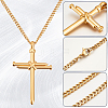 DIY 304 Stainless Steel Nail Cross Pendant Necklace Making Kits DIY-BBC0002-32G-6