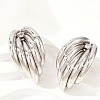 201 Stainless Steel Stud Earrings EJEW-Q026-23P-1