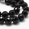 Natural Black Onyx Beads Strands G-D840-23-8mm-3