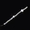 Acrylic & Glass & ABS Plastic Pearl & Alloy & Polymer Clay Pave Rhinestone Beads Strands MAK-T011-08B-1