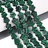 Synthetic Malachite Beads Strands G-N257-24A-06-1