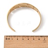 201 Stainless Steel Cuff Bangles for Women LS-BJEW-F507-04G-3