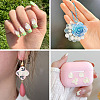 200Pcs Flower & Butterfly Resin Cabochons CRES-TA0001-89H-10