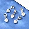 Valentine Day Gift Ideas for Men Alloy European Dangle Charms PALLOY-JF00001-28-3