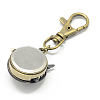 Retro Keyring Accessories Alloy Owl Quartz Watch for Keychain WACH-R009-005AB-2