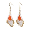 Glass Seed Beads Dangle Earrings EJEW-MZ00327-2