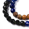 Natural & Synthetic Mixed Gemstone Beads Strands G-D080-A01-02-01-3