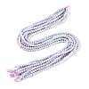Anti-Tarnish Electroplate Glass Beads Strands EGLA-ZX010-4mm-07-3