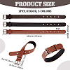 6Pcs 3 Style Imitation Leather Coat Cuff Belt FIND-FG0002-66-2