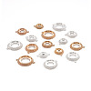 14pcs 14 style Brass Pendant Cabochon Settings & Cabochon Connector Settings FIND-BY0001-13-2