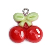 Resin with Alloy Pendants RE-CBA08CD-09B-1