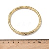 Artisan Engraved 304 Stainless Steel Rhinestone Bangles for Women BJEW-D456-01G-01-5