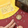 60Pcs 12 Styles Zinc Alloy Cabochons MRMJ-CJ0001-23-4