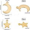 304 Stainless Steel Charms & Pendants STAS-UN0016-59G-2