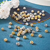80Pcs 4 Colors Brass Rhinestone Beads KK-TA0002-11B-5