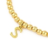 Brass Pendants Bracelets BJEW-B105-01G-S-2