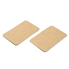 Blank Kraft Paper Necklace Earring Stud Display Cards CDIS-TAC0010-01-2