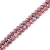 1 Strand Baking Paint Glass Beads Strands DGLA-TADJ0001-01E-2