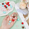 DIY Coffee Theme Silicone & Iron Keychain Making Kits DIY-SC0027-94-3