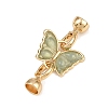 Brass Fold Over Clasps KK-U059-59G-1