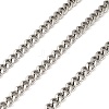 Titanium Steel Curb Chains CHS-G040-02P-1