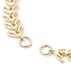Brass Handmade Cobs Chain Link Bracelet Making AJEW-TA00007-2