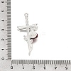 Alloy Plastic Pendant Rhinestone Settings AL-CBA5334-04AS-3