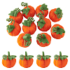 Pumpkin Handmade Wool Felt Ornament DIY-WH0504-793A-01-1