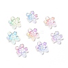 Transparent Acrylic Flower Bead Caps MACR-C009-14-1