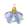 Dyed Glass Pendants PALLOY-MZ00658-05-2