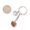 Natural & Synthetic Mixed Gemstone Keychains KEYC-JKC01167-3