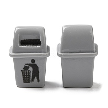 Resin Garbage Can Display Decorations DJEW-P013-01D