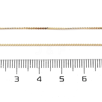 Ion Plating(IP) 304 Stainless Steel Serpentine Chain Necklace for Men Women NJEW-G076-01B-G-1