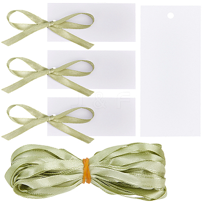 50Pcs Blank Rectangle White Paper Gift Tags CDIS-CN0001-03A-1