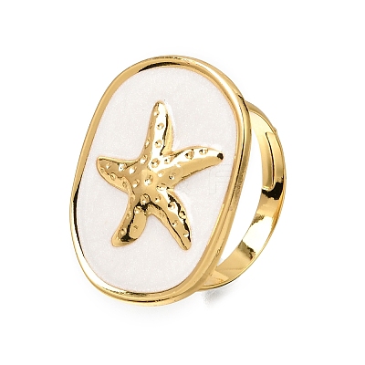 304 Stainless Steel Enamel Cuff Open Rings SA-CBA369F-04G-05-1