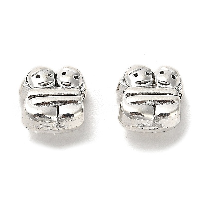 Tibetan Style Alloy European Beads PALLOY-K019-03E-AS-1