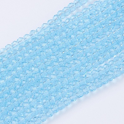 Glass Beads Strands GLAA-G045-B07-1