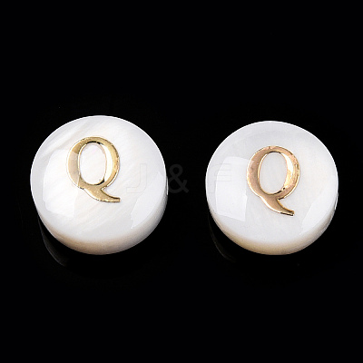 Natural Freshwater Shell Beads SHEL-N036-01Q-1