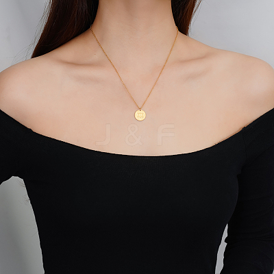 Stylish 304 Stainless Steel Star of David Pendant Necklace for Women's Daily Wear LS-NW9851-1-1