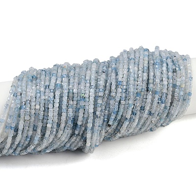 Natural Aquamarine Beads Strands G-L628-D10-2x2mm-01-1