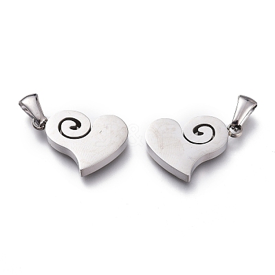 Tarnish Resistant 304 Stainless Steel Pendants LS-STAS-Z006-18P-1