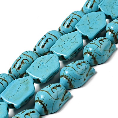 Synthetic Turquoise Beads X-TURQ-G119-20x29mm-08-1