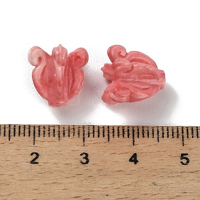Synthetic Coral Carved Beads BSHE-P034-01C-1