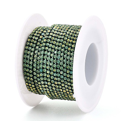 Iron Rhinestone Cup Chains CH-T006-05B-01-1
