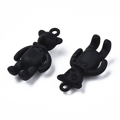 Rack Plating Spray Painted Alloy Pendants PALLOY-N172-001-01-1