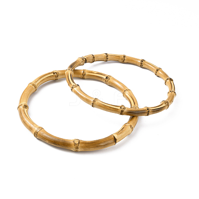 Round Ring Bamboo Bag Handle Replacements FIND-WH0002-14-1