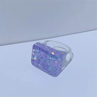 Resin Finger Rings for Women FS-WG0B89E-02-1