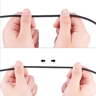 Elastic Fibre Core Spun Elastic Cord EC-BC0001-01-3mm-1