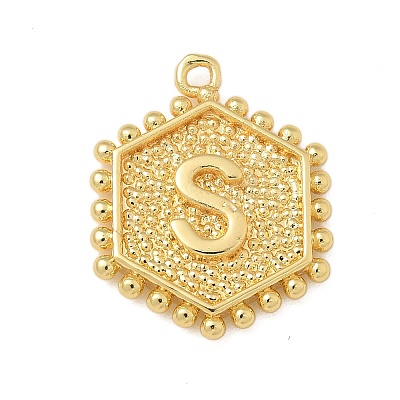 Brass Pendants KK-B126-01G-S-1