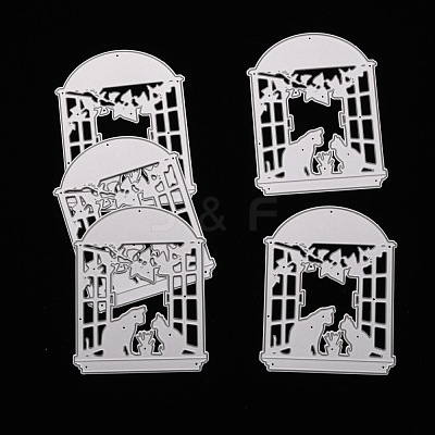 Cat Carbon Steel Cutting Dies Stencils X-DIY-A008-44-1